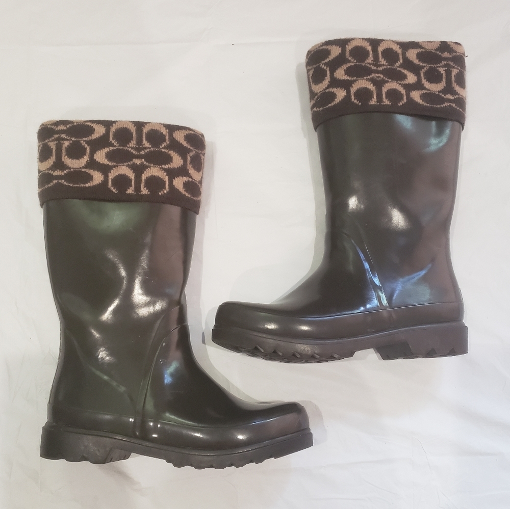 Women's Coach Rain Boots